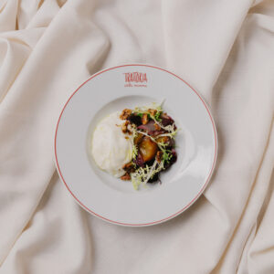 Burrata con verdure